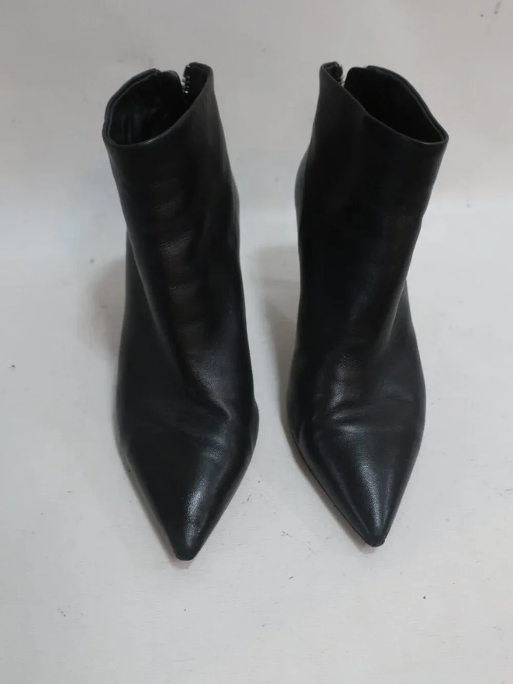 Womens Tamara Mellon Black Stark Leather Ankle Booties 38 US/8